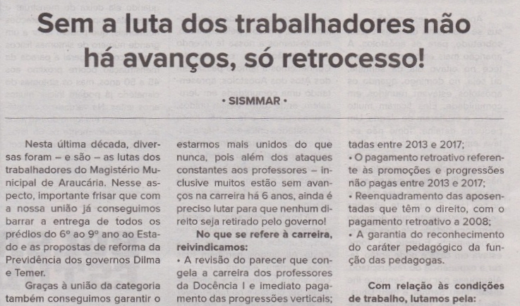 luta dos trabalhadores