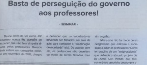 perseguição do governo