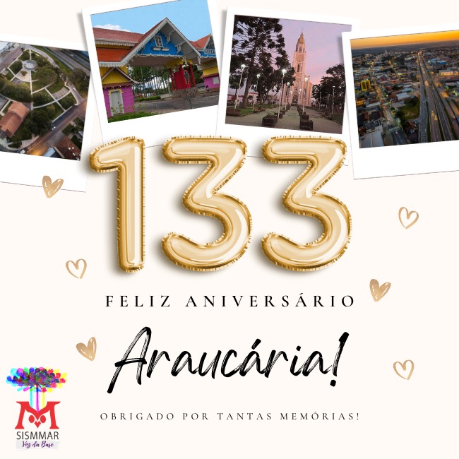 Aniversário araucária