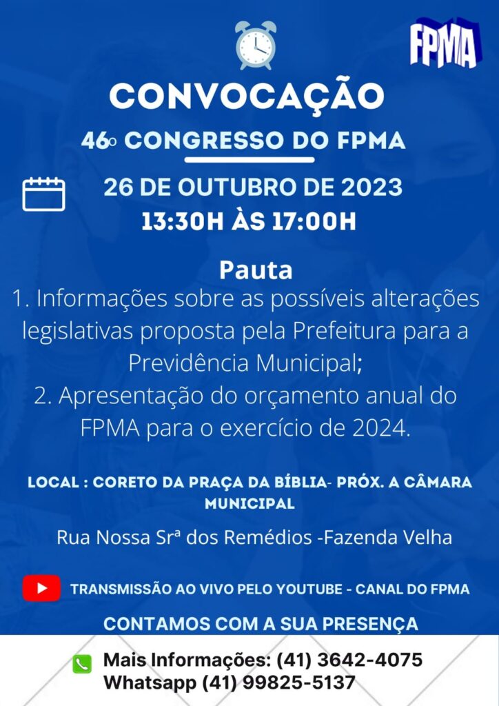 46º Congresso do FPMA