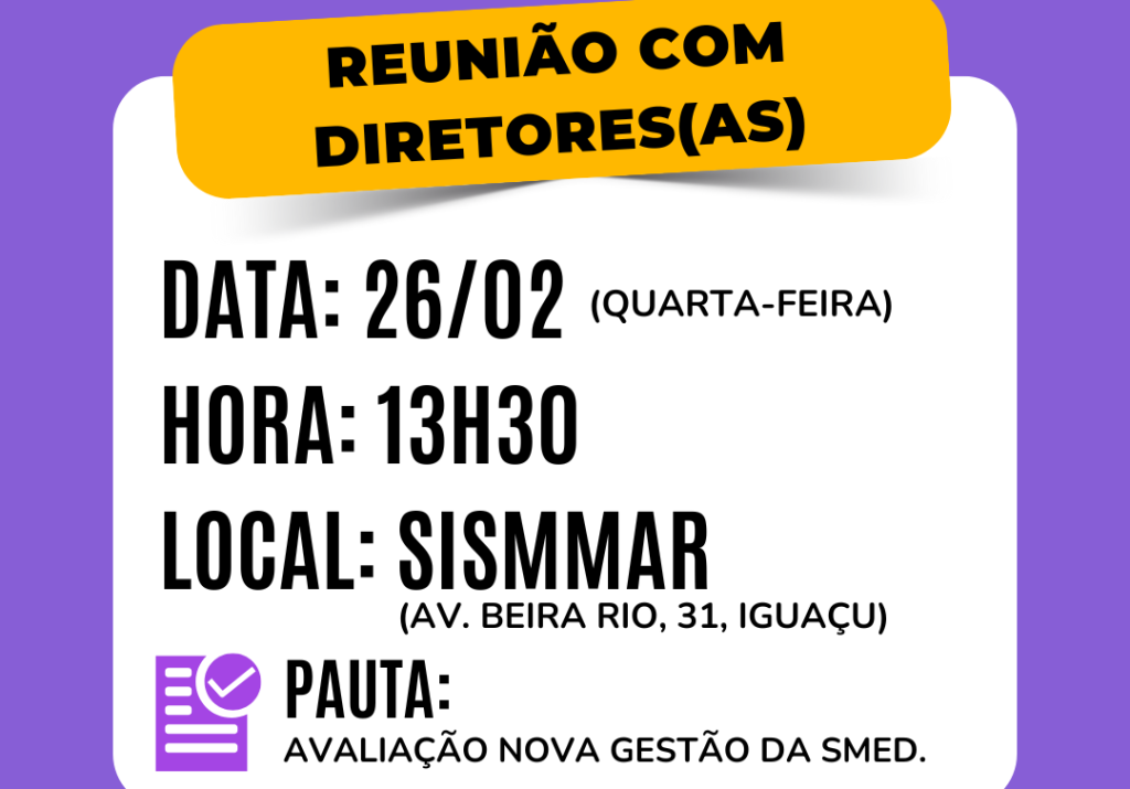 reunião diretores araucária