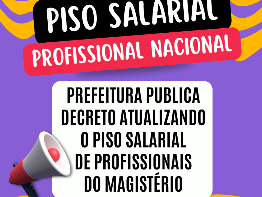Piso Salarial dos profissionais do magistério