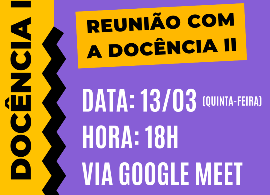 reunião Docência II
