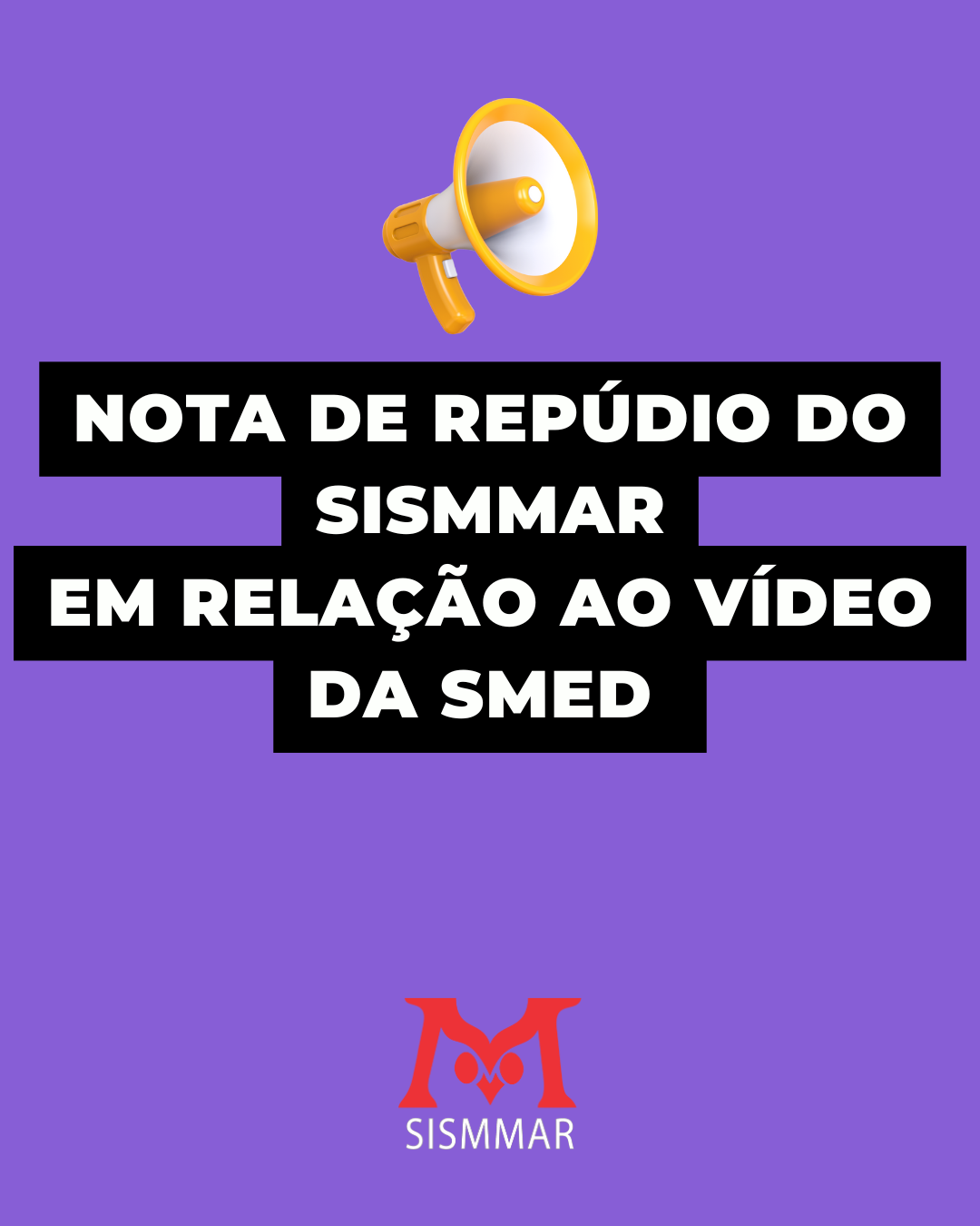 nota de repúdio do Sismmar araucaria