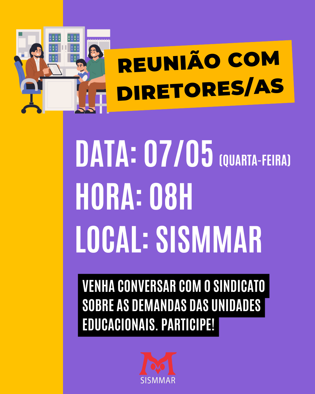 reunião com diretores sismmar