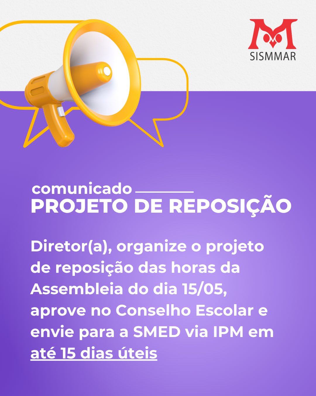 projeto de reposição magistério