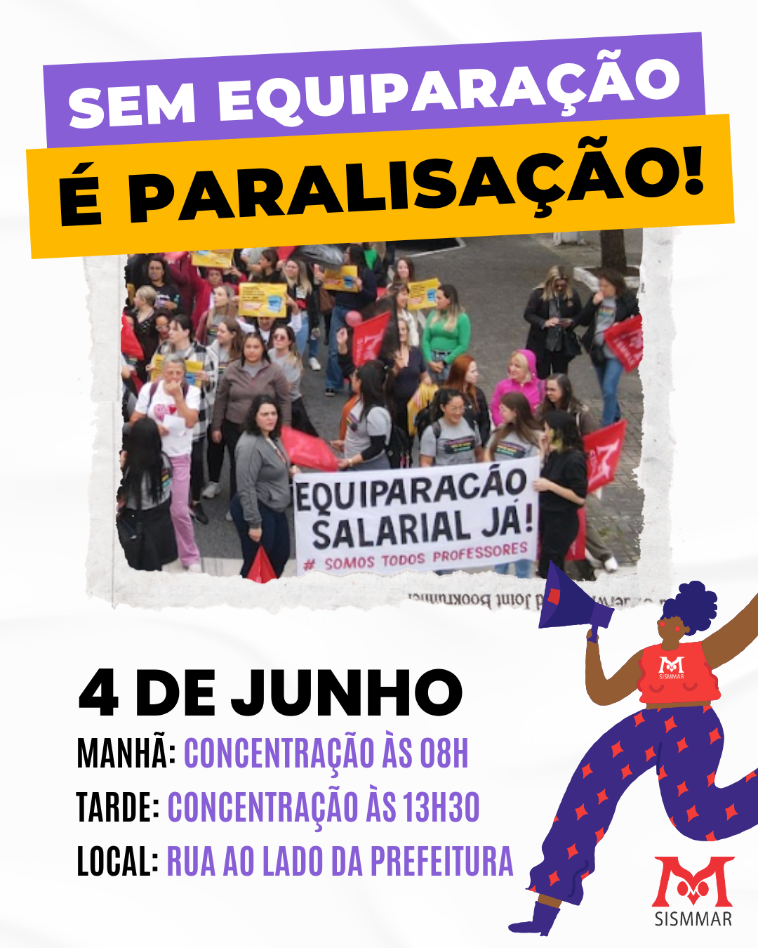 paralisação 4 de junho