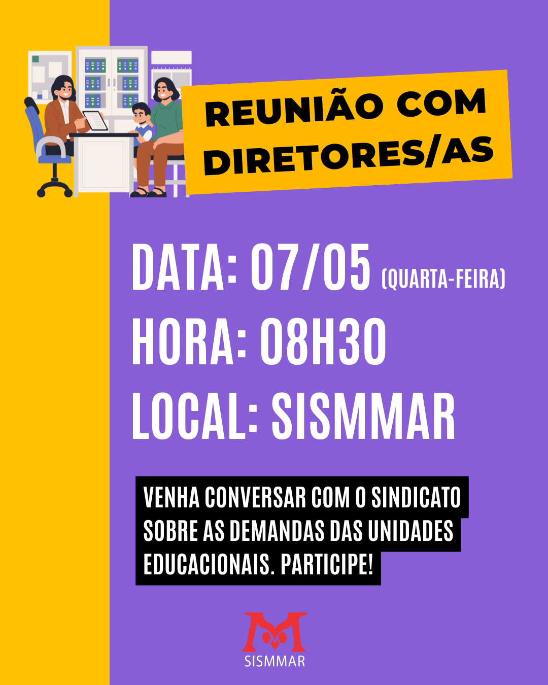reunião com diretores
