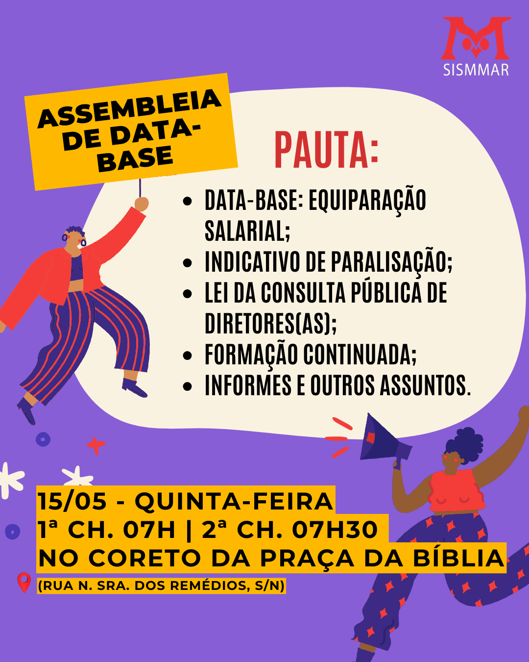 assembleia data-base Sismmar