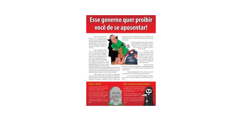 Greve Geral contra a Reforma da Previdência -28 de abril
