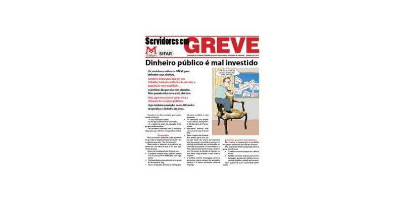 Jornal Servidores em Greve